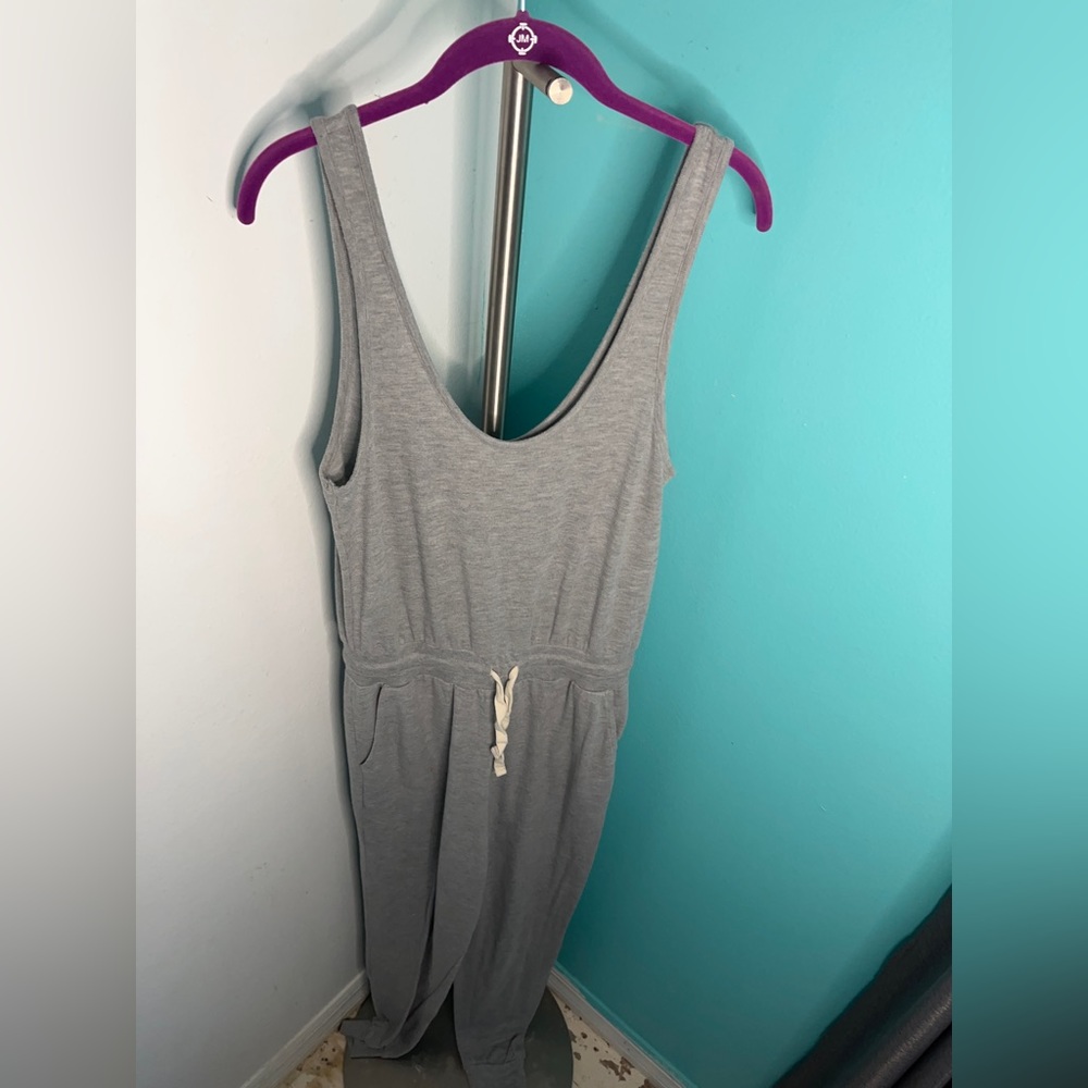 Extremely comfy gray jumpsuit
